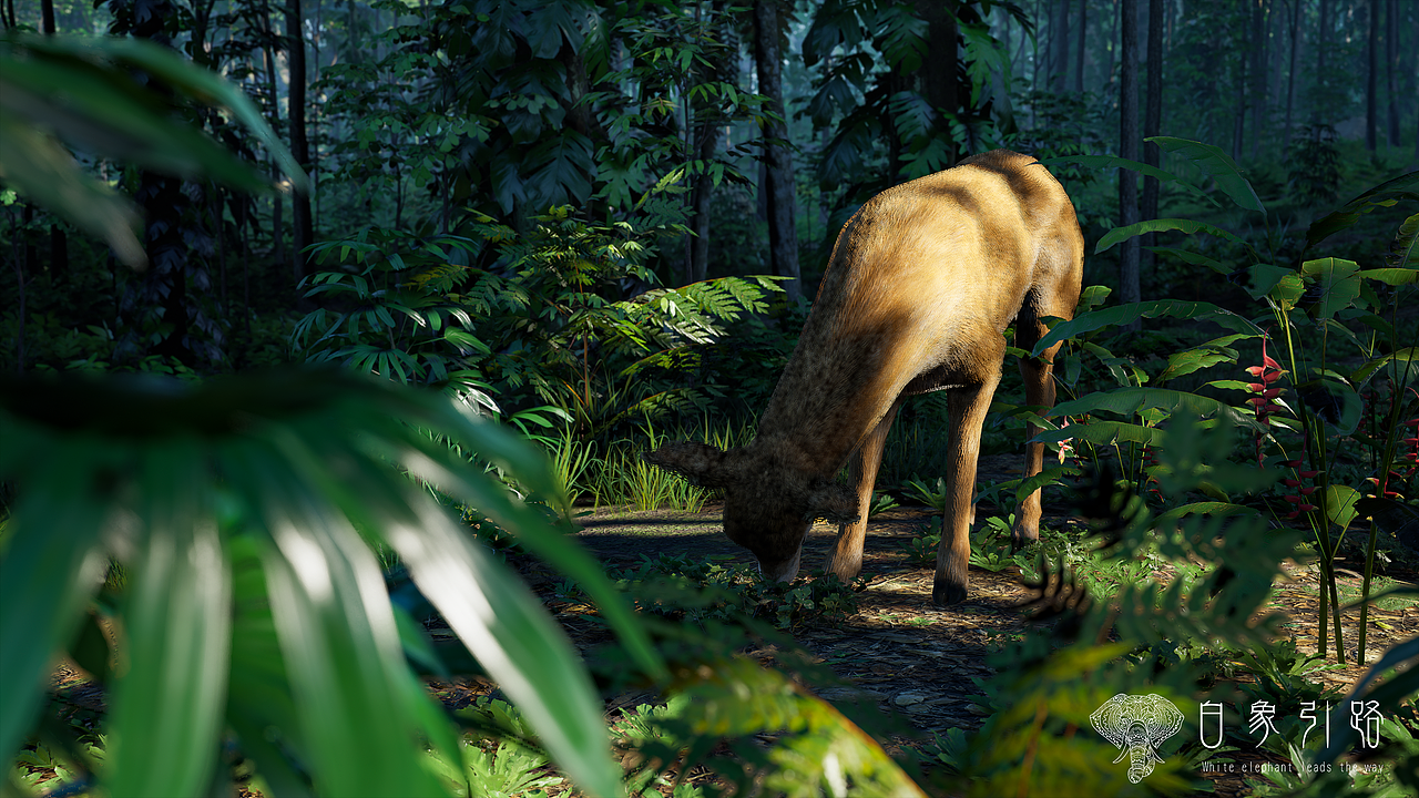 傣族民间故事集《白象引路》UE5