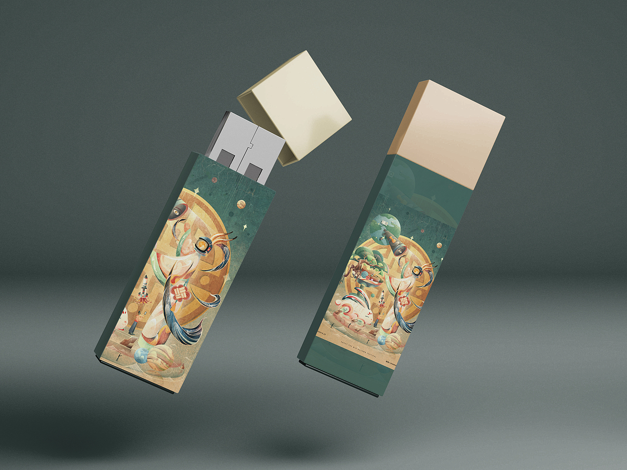 中秋梦境·中秋商业插画·包装·礼盒(图ZMzcxMDAxNjM2) - 商业插画 - 站酷设计师斌铭原创素材 - 站酷ZCOOL