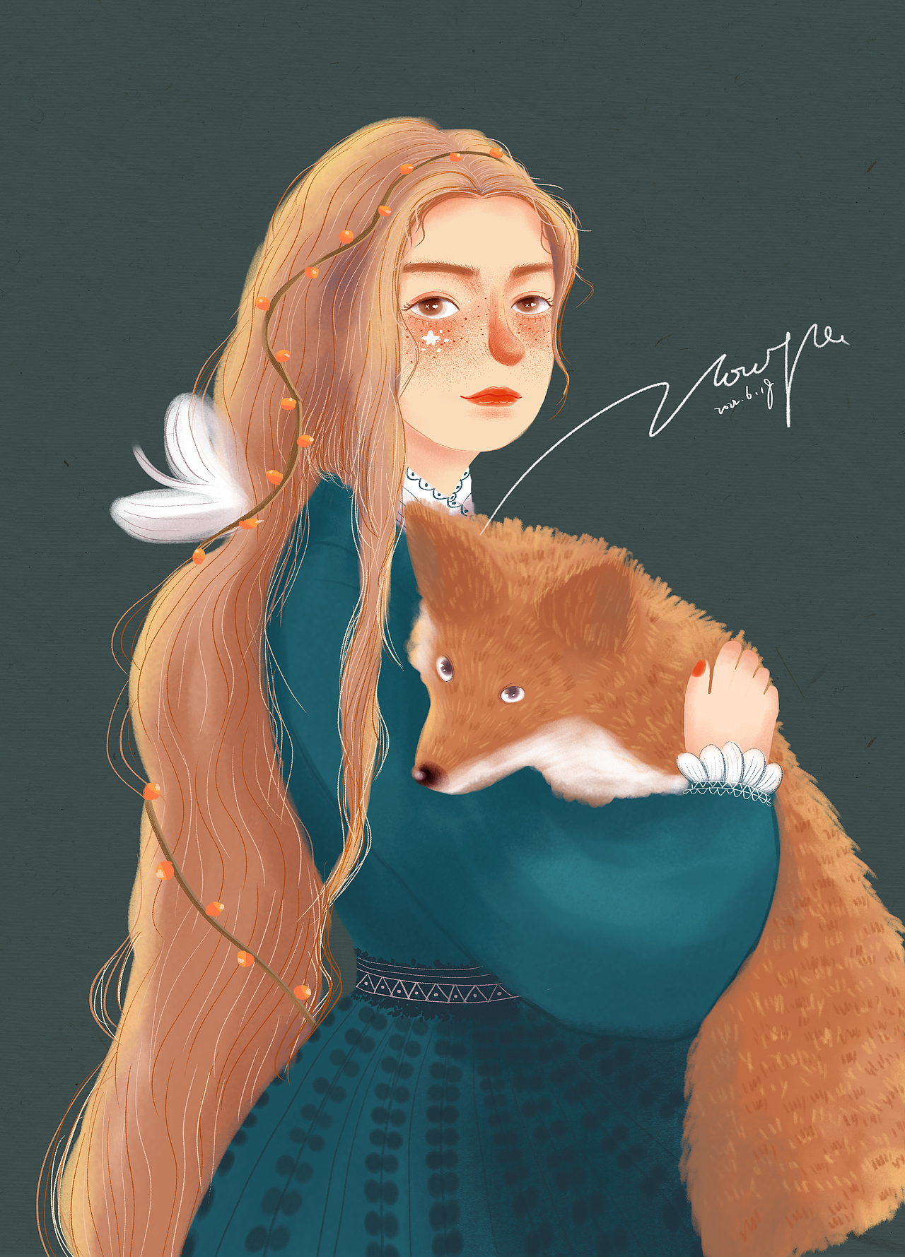 人物插画练习（图ZMzEyNTM4MTUy） - 商业插画 - 站酷设计师柴小米原创素材 - 站酷ZCOOL