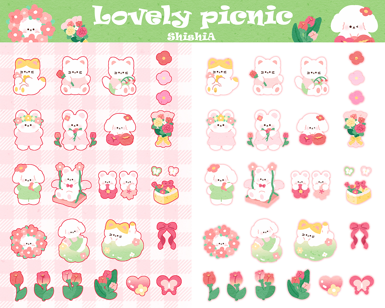 商稿展示-糯叽叽圆咕咕贴纸