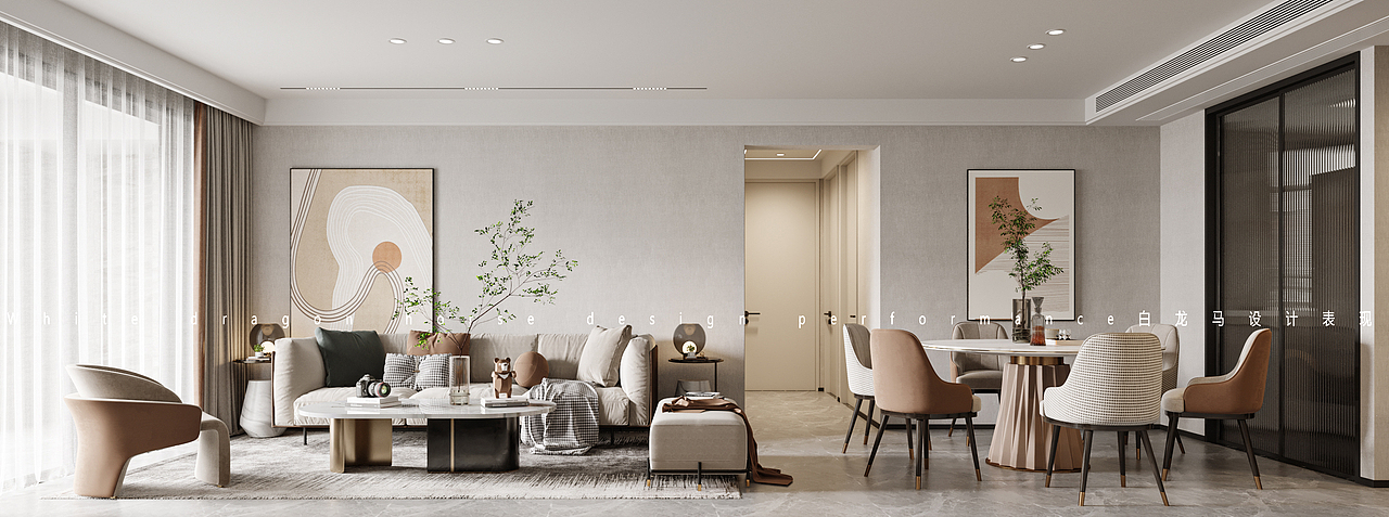 现代原木——白龙马效果图