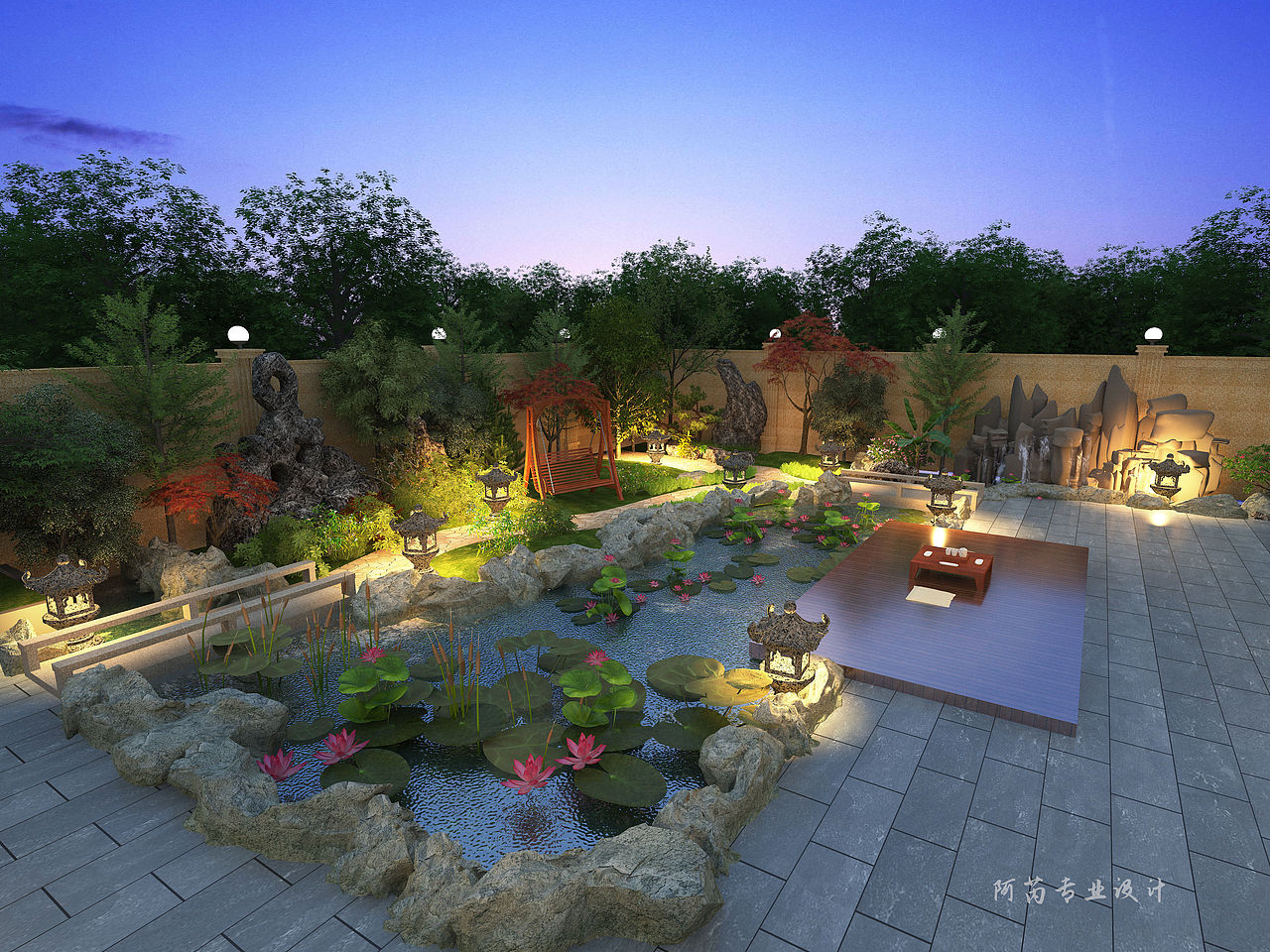 庭院设计案例，秋天建好，静待春暖花开