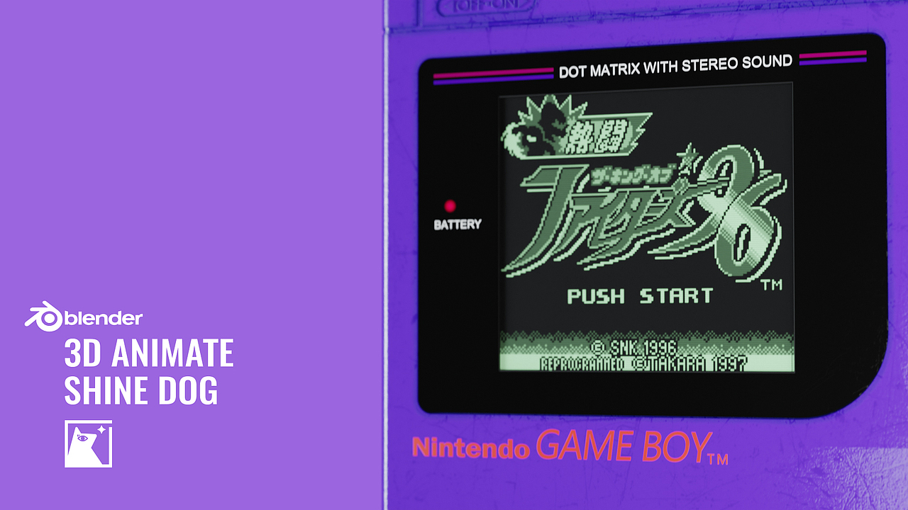 【blender】产品动画 Gameboy（图ZMzI0NDU2Mjcy） - 产品 - 站酷设计师sssssshinedog原创素材 - 站酷ZCOOL