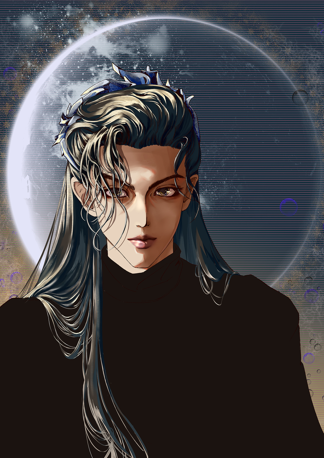 苍兰诀东方青苍湿发