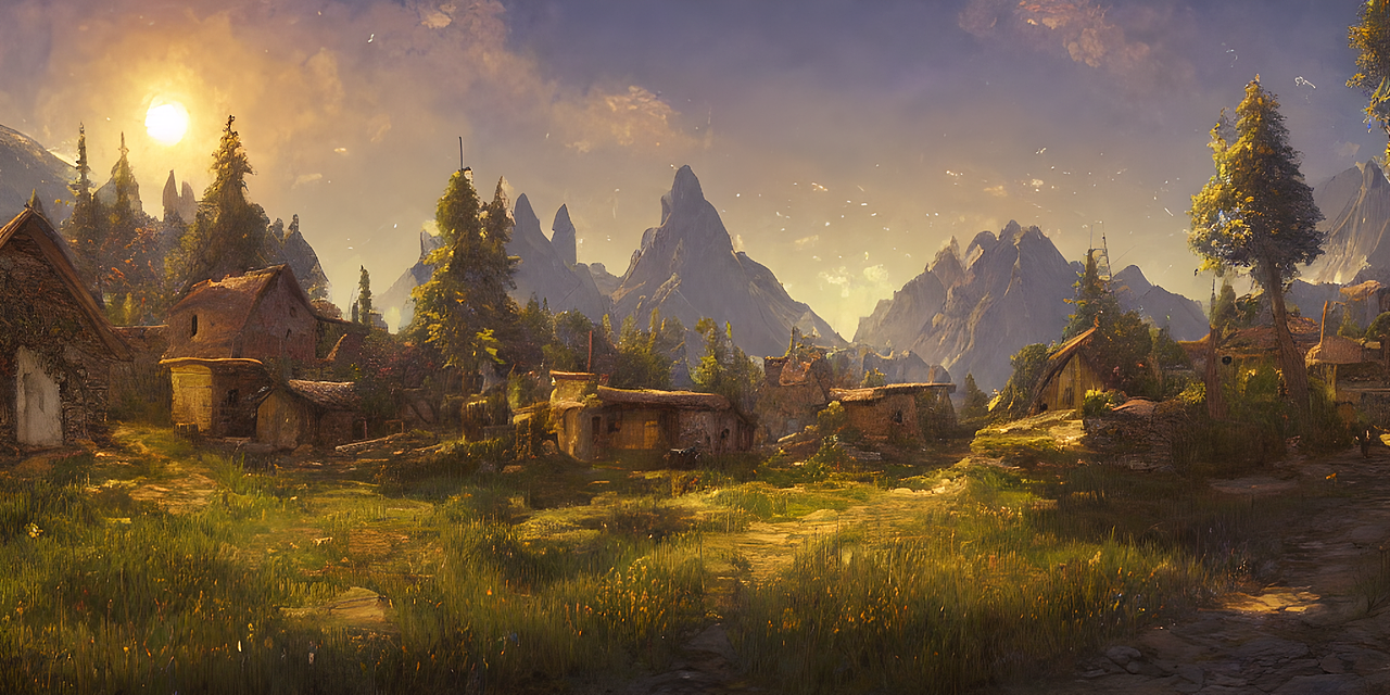 AI绘图-漫画场景/风景（图ZMzE3NjUwMzg4） - AI作品 - 站酷设计师evey_Chen原创素材 - 站酷ZCOOL