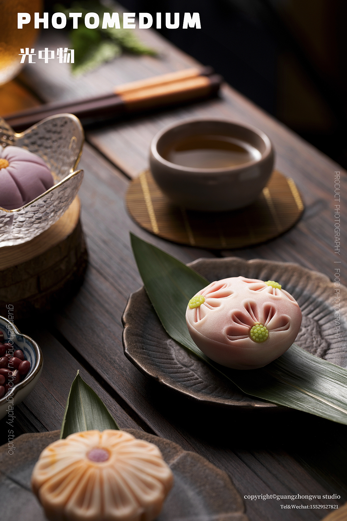 中式传统糕点拍摄X唐菓子&螺旋酥X光中物Studio