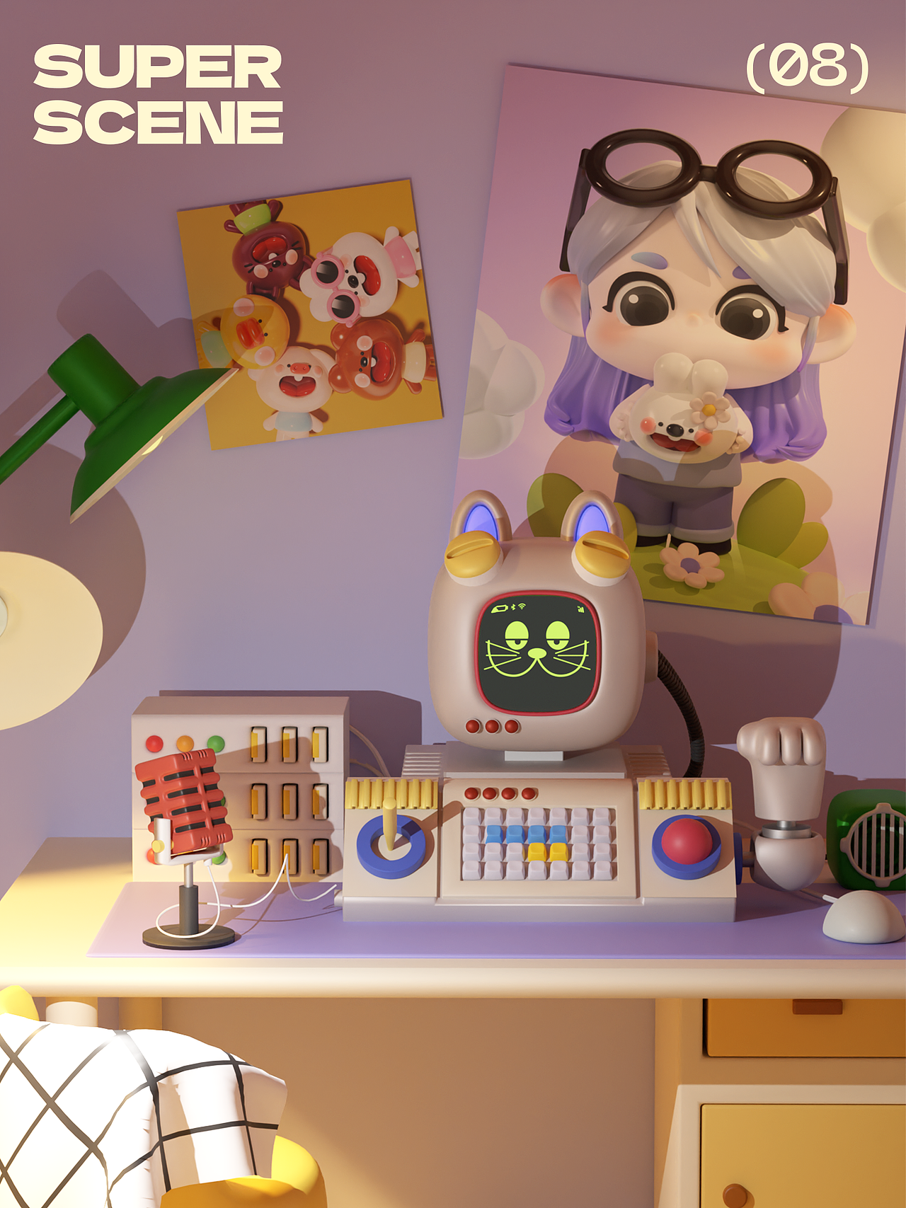 Blender场景-午后小屋