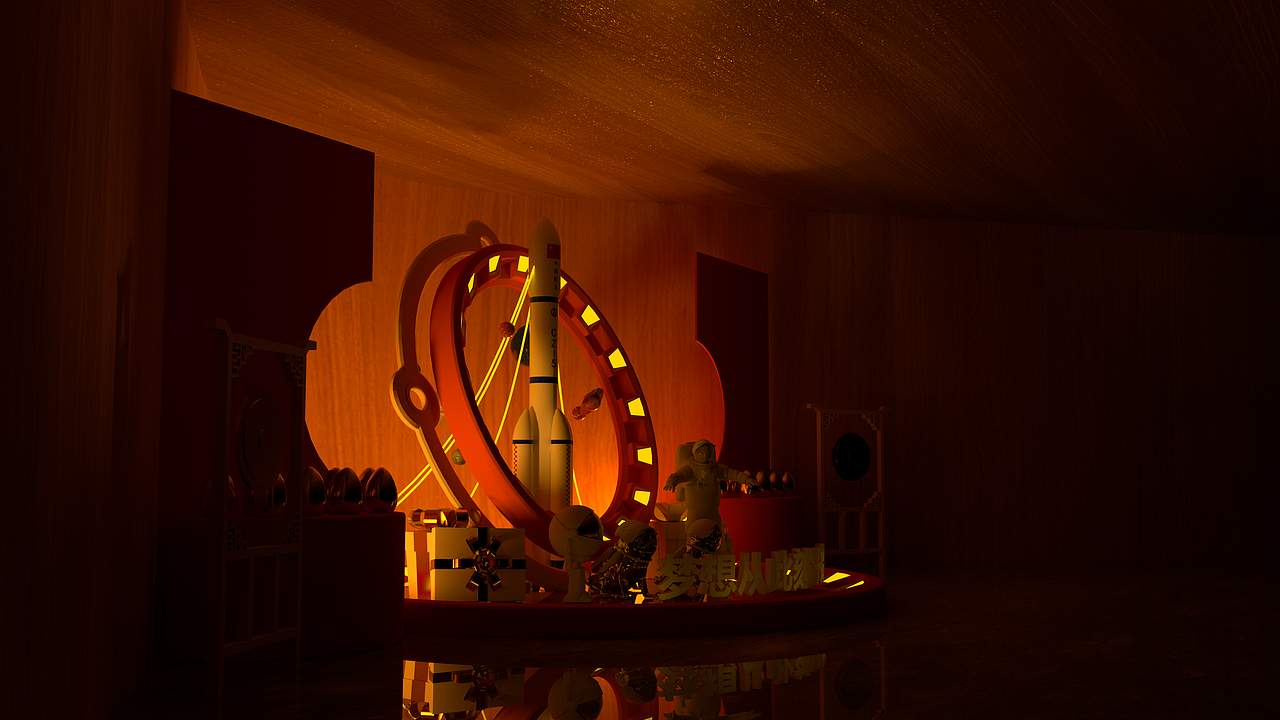 太空DP美陈（图ZMzAwNDc3NTAw） - 场景 - 站酷设计师YUE___月白粥原创素材 - 站酷ZCOOL