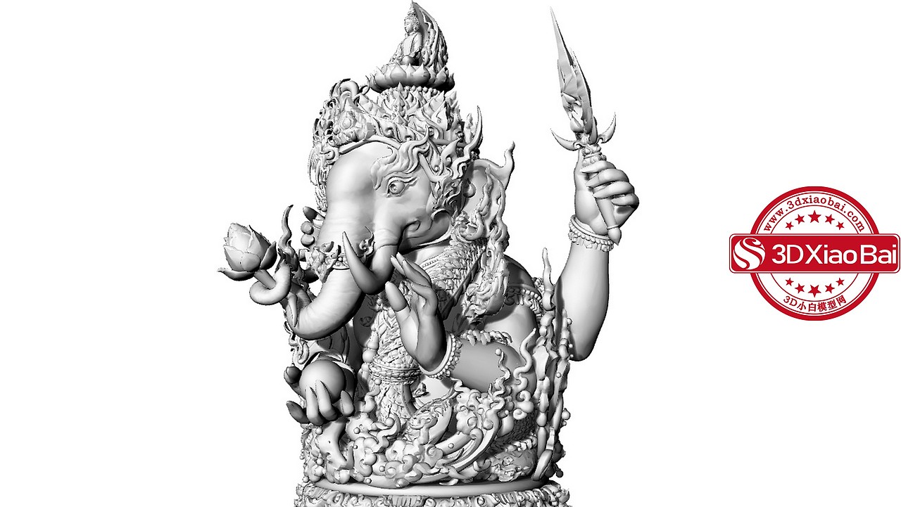 ganesha甘尼沙印度教开端之神模型