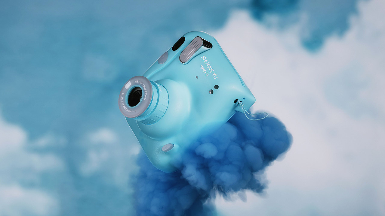 POLAROID》拍立得产品建模渲染作品-学生作业（图ZMjk2NjM4MDcy） - 产品 - 站酷设计师某童鞋原创素材 - 站酷ZCOOL