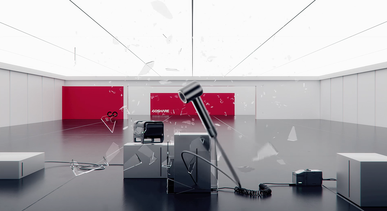 海外版吹风机动画