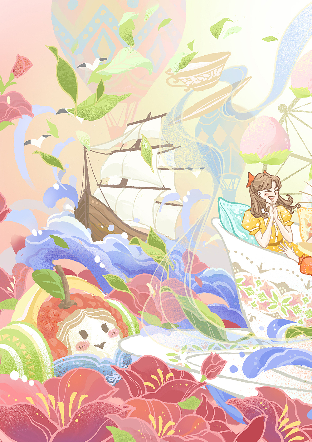 大家的乐园果茶时间#茶π的美好世界#茶派的美好世界