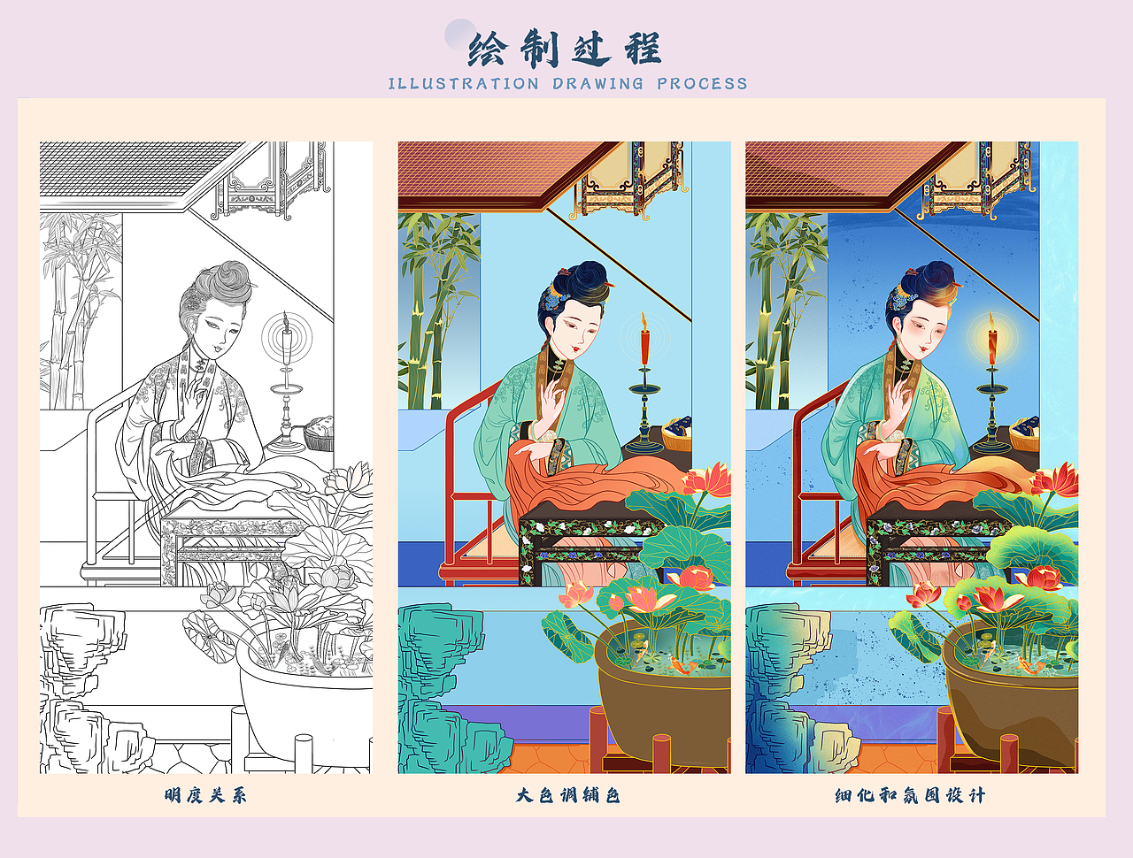 十二美人图（图ZMzEwODM3OTAw） - 商业插画 - 站酷设计师Renliy原创素材 - 站酷ZCOOL
