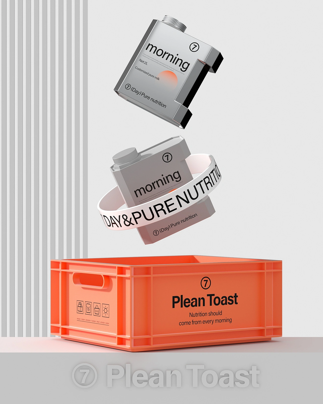 Plean Toast 早餐吐司-餐饮策略视觉设计