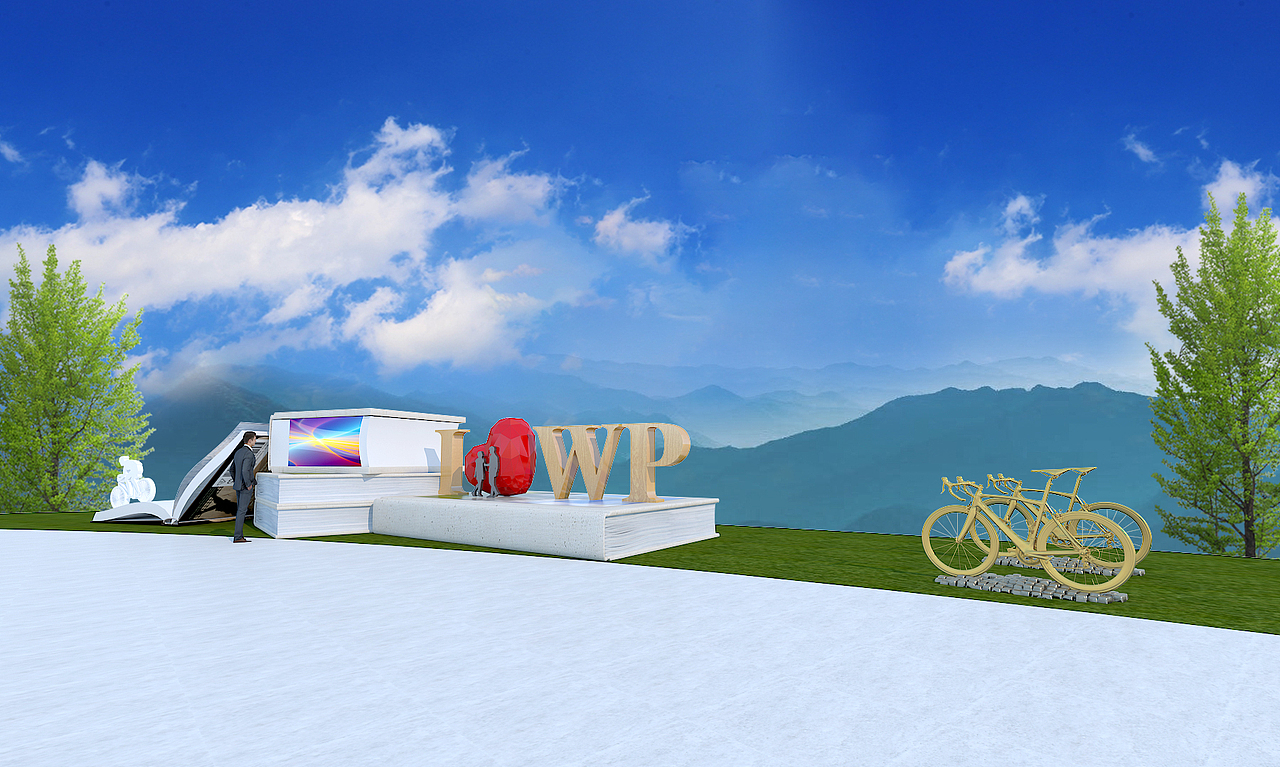 户外公园小品二