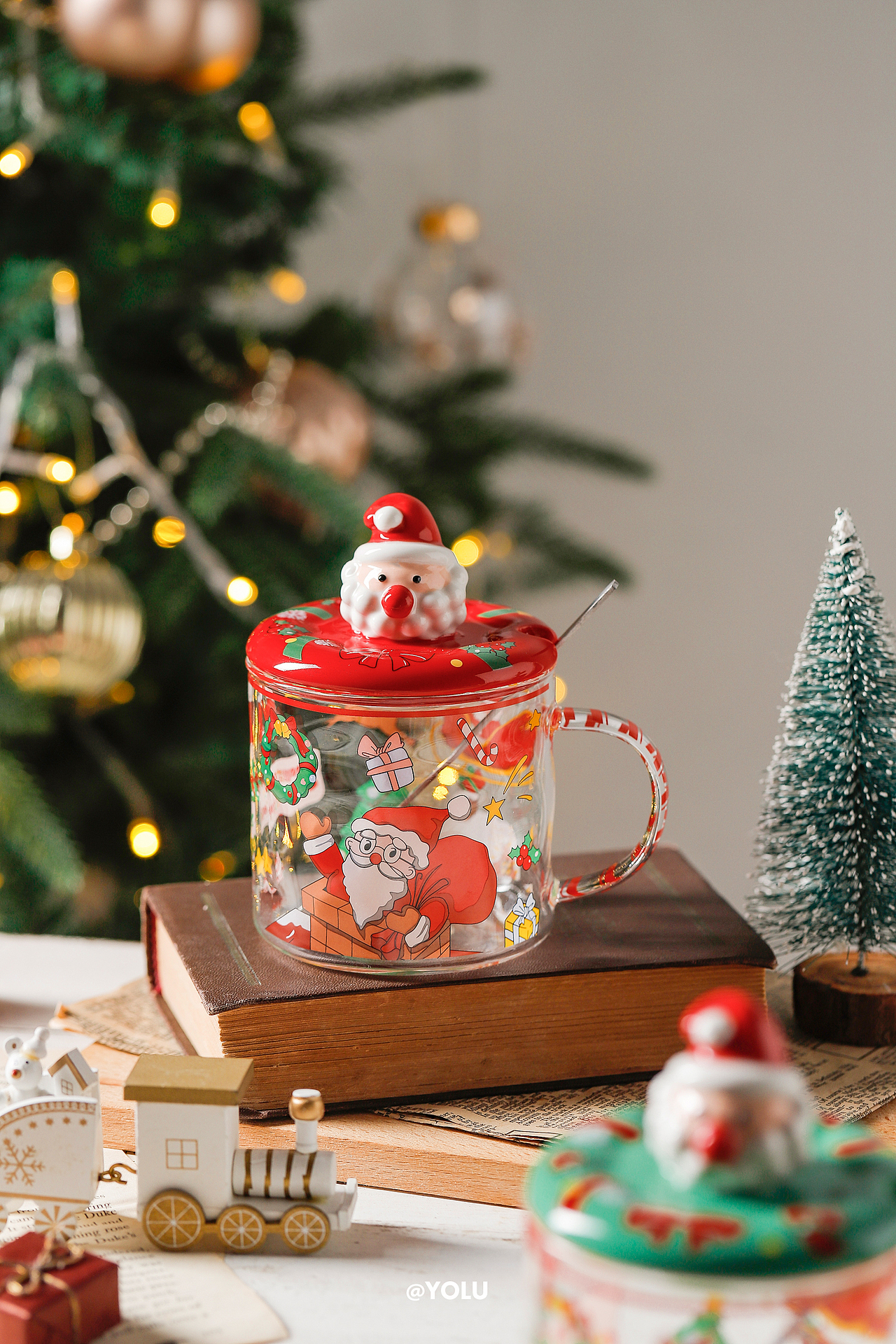 圣诞节主题拍摄 X 农夫山泉打奶茶/餐具/圣诞包装