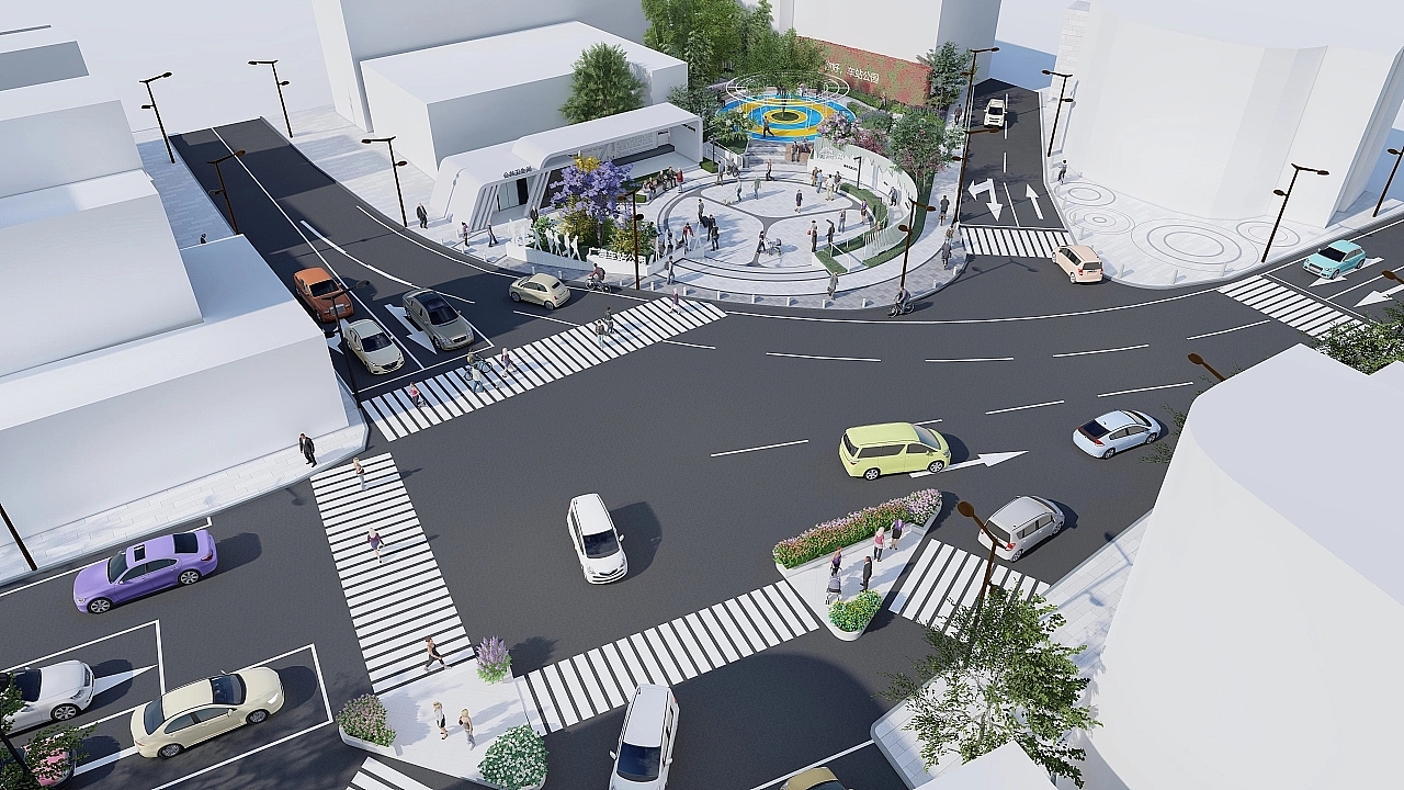 街角公園--概念公園（圖ZMzM2MTczMDg4） - 景觀(guān)設(shè)計(jì) - 站酷設(shè)計(jì)師熙陸設(shè)計(jì)Tommy原創(chuàng)素材 - 站酷ZCOOL