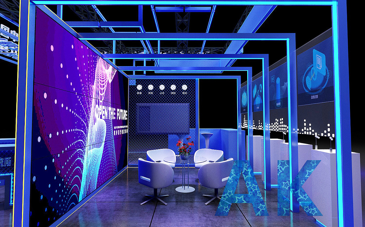 科学院展会3D设计效果图（图ZMzI0NTAwNjQ4） - 建筑/空间 - 站酷设计师AK212原创素材 - 站酷ZCOOL