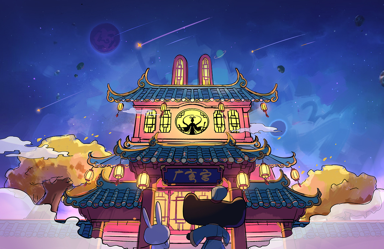 2022天猫中秋视频美术设定（图ZMzQ2NTI1MDQ0） - 商业插画 - 站酷设计师锅巴巴巴巴巴巴巴原创素材 - 站酷ZCOOL