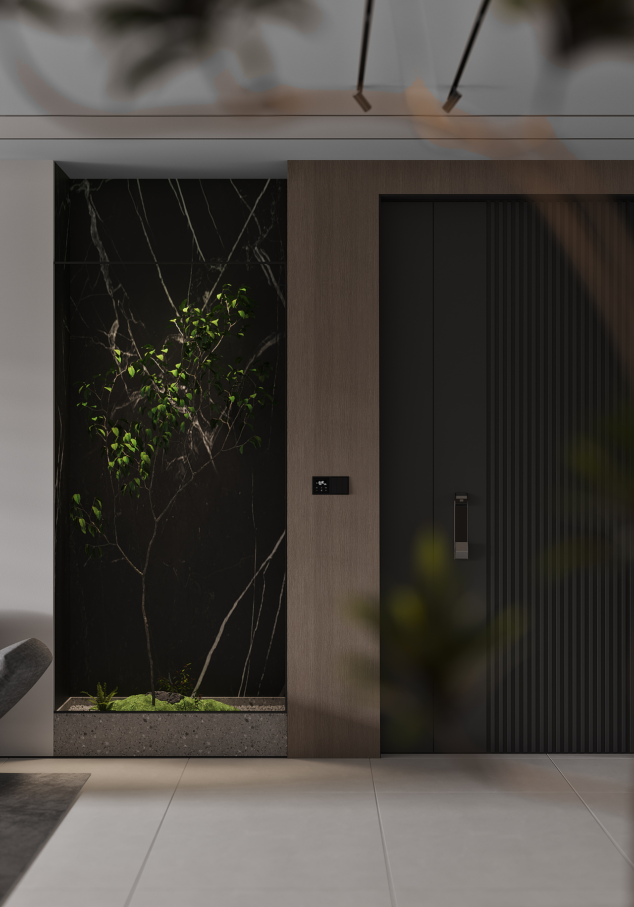 现代简约客餐厅厨房（图ZMzQxMTMwMzY0） - 家装设计 - 站酷设计师墨克设计视觉表现原创素材 - 站酷ZCOOL