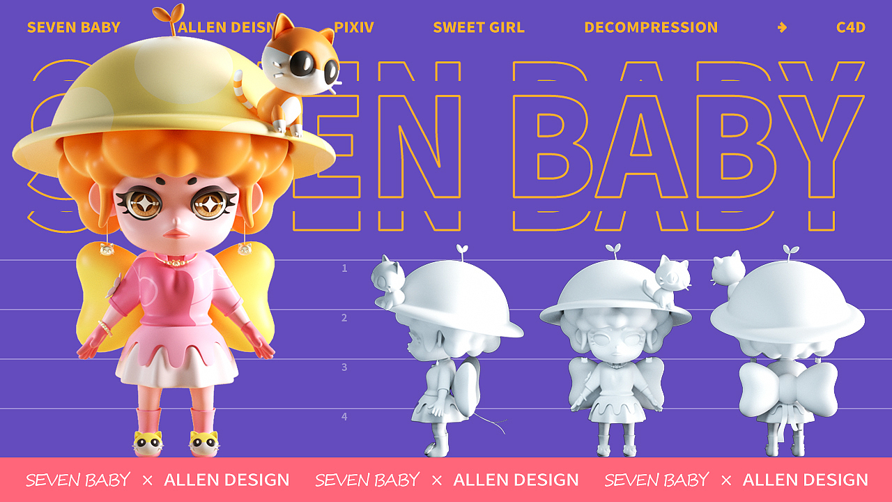 SEVEN BABY丨柒宝IP设计（图ZMzI0ODIwODgw） - IP形象 - 站酷设计师是艾伦先生吖原创素材 - 站酷ZCOOL