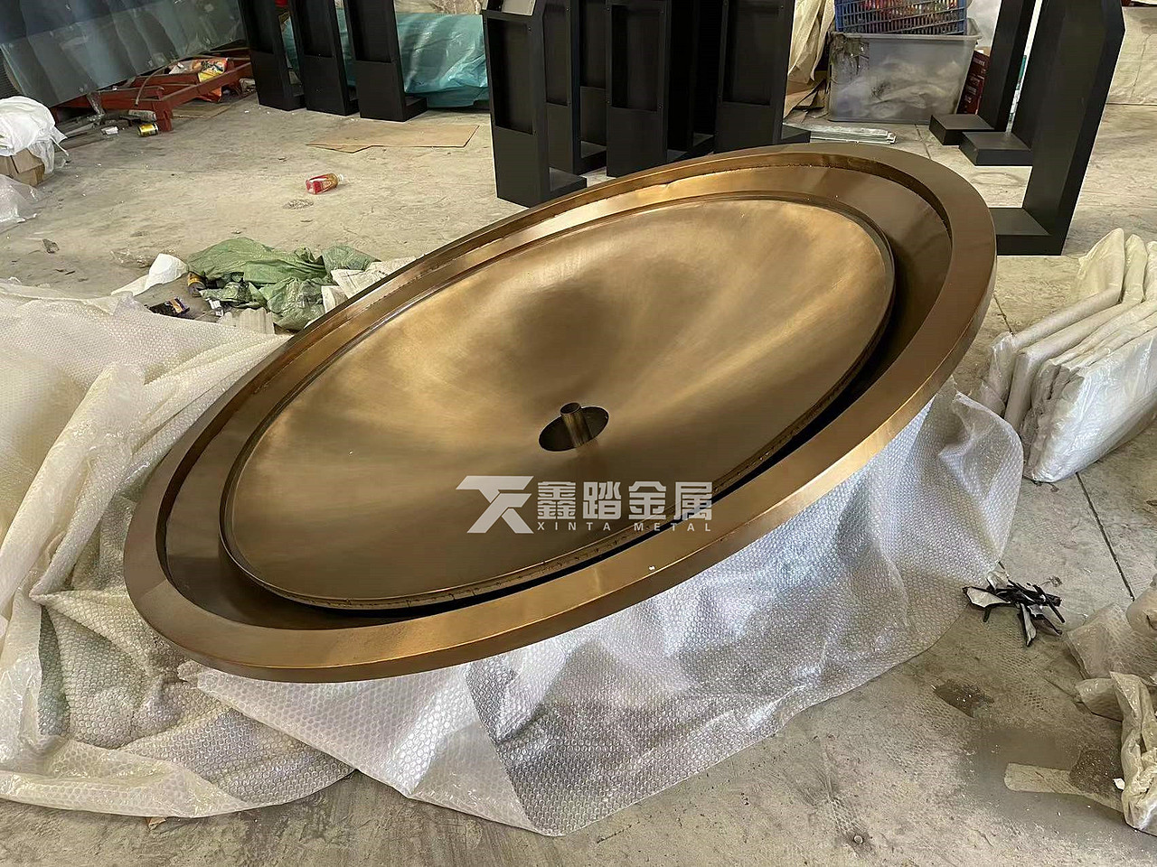 迎宾叠水水景不锈钢喷水池 现代水景不锈钢流水钵图片