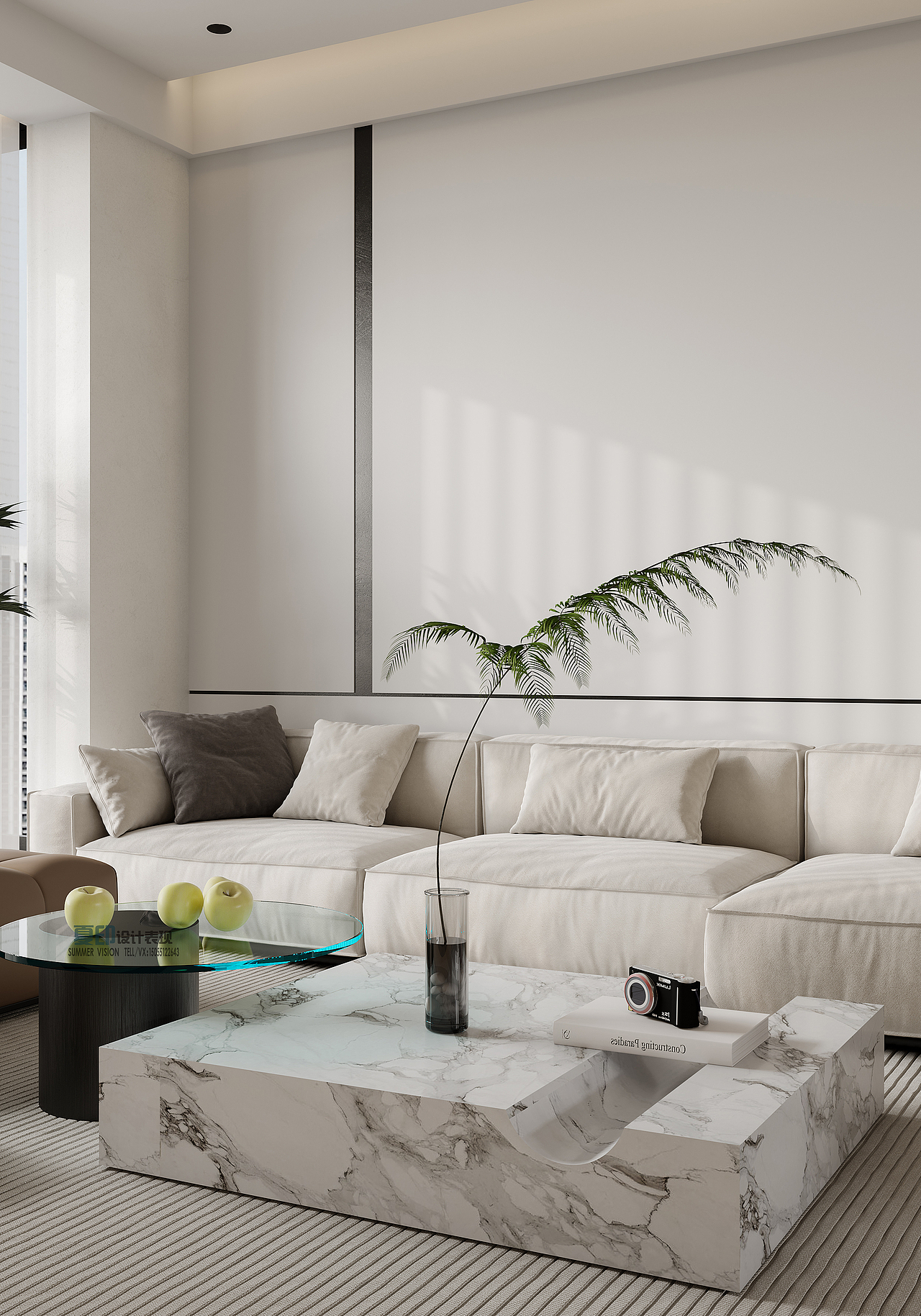 夏印设计表现//丽雅花园