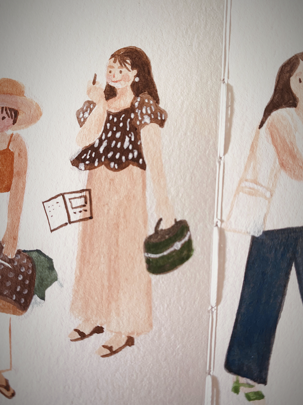 女孩们（图ZMzUyNjEwODUy） - 艺术插画 - 站酷设计师w大知原创素材 - 站酷ZCOOL