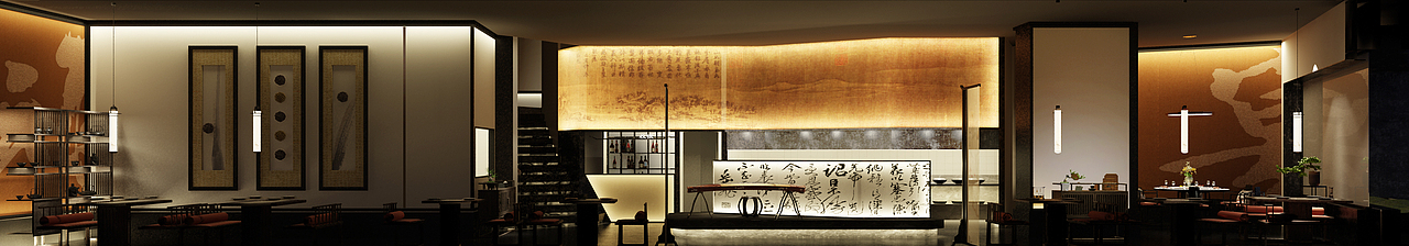 万福宴中餐--沉浸诗意(图ZMjk4Njk4MzU2) - 酒店餐饮设计 - 站酷设计师5DD空间设计原创素材 - 站酷ZCOOL