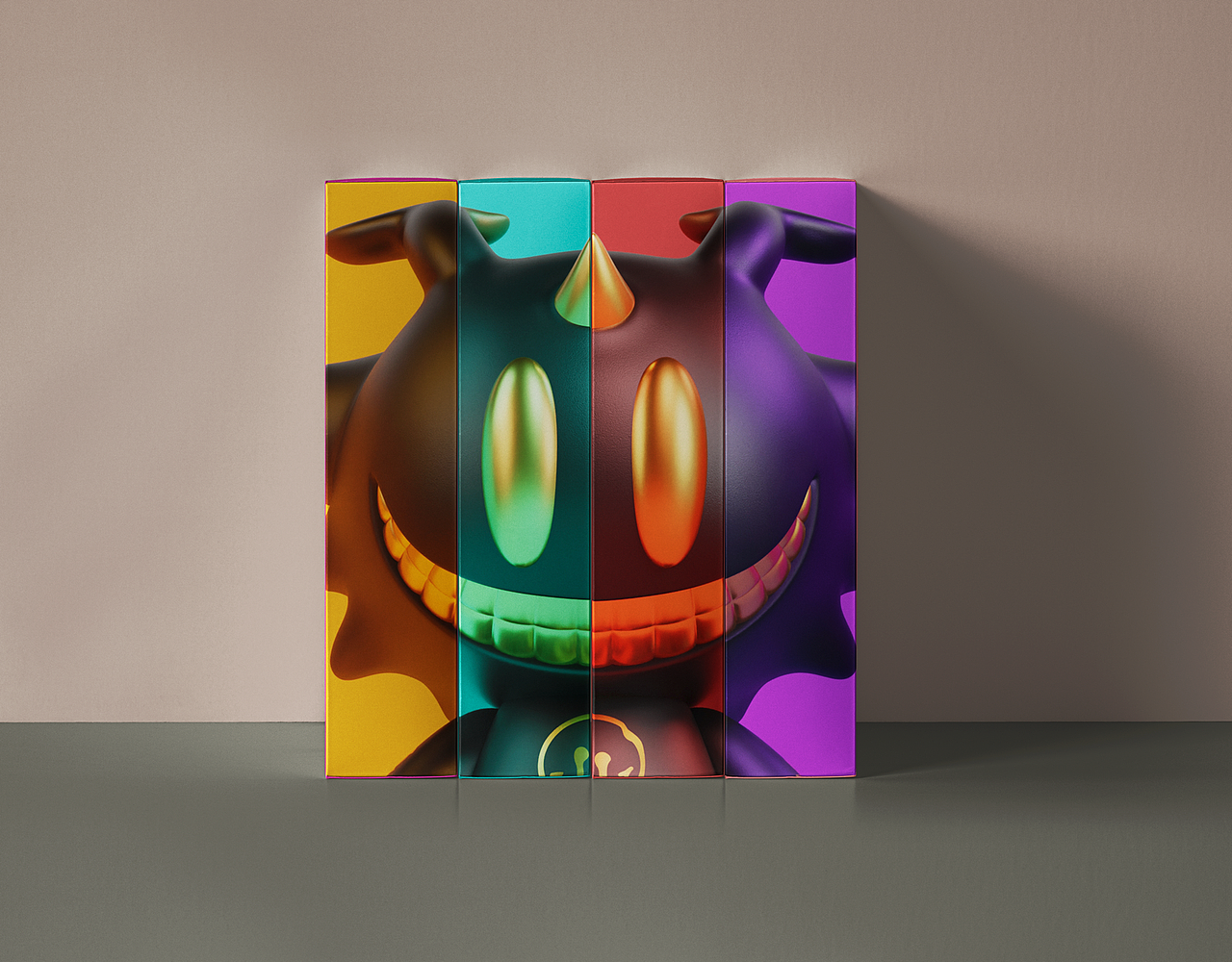 潮流艺术潮玩IP设计-奇异角（异角龙）