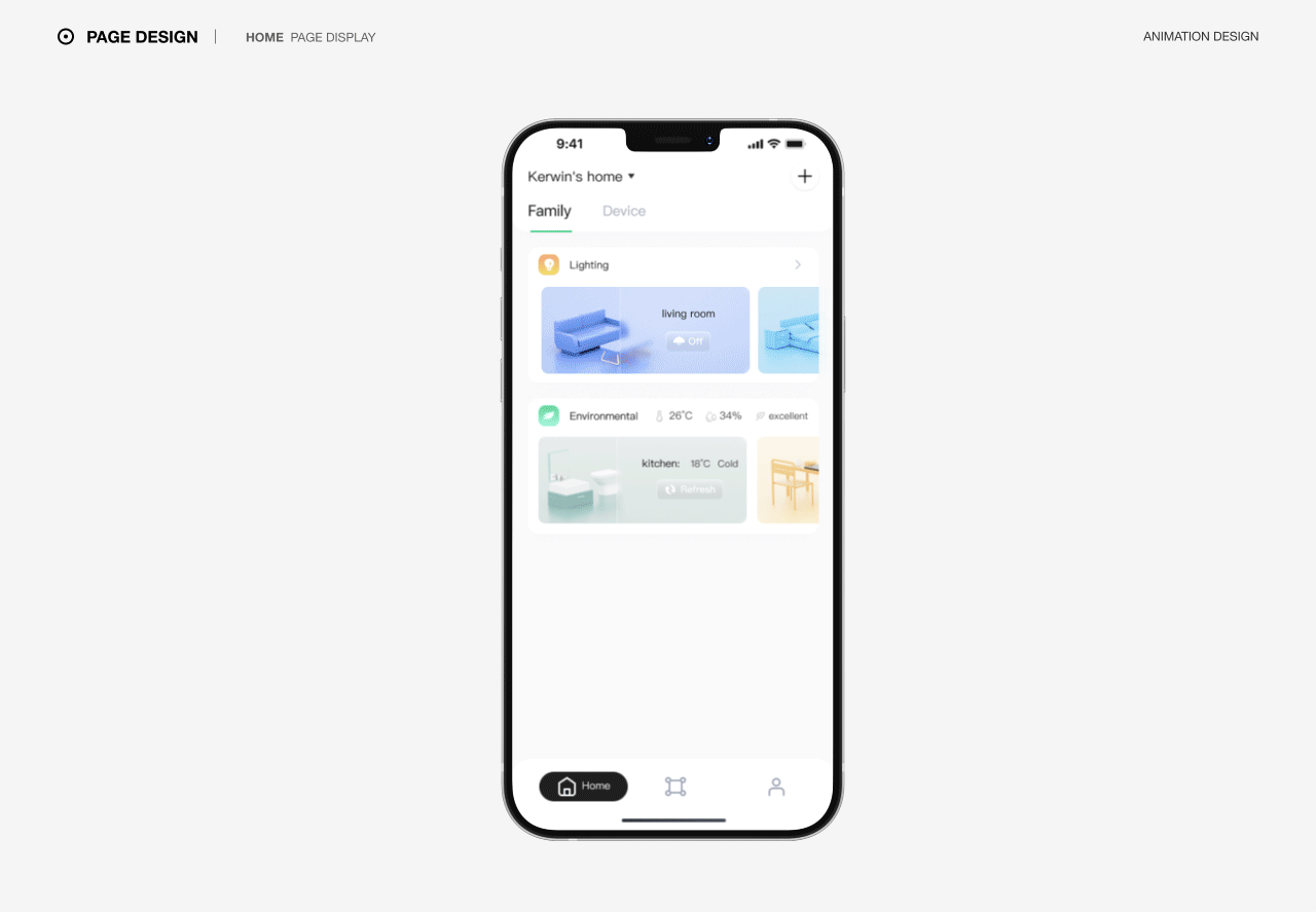 Smart Home APP(图ZMzIwOTgxNTc2) - APP界面 - 站酷设计师Kerwin_cao原创素材 - 站酷ZCOOL