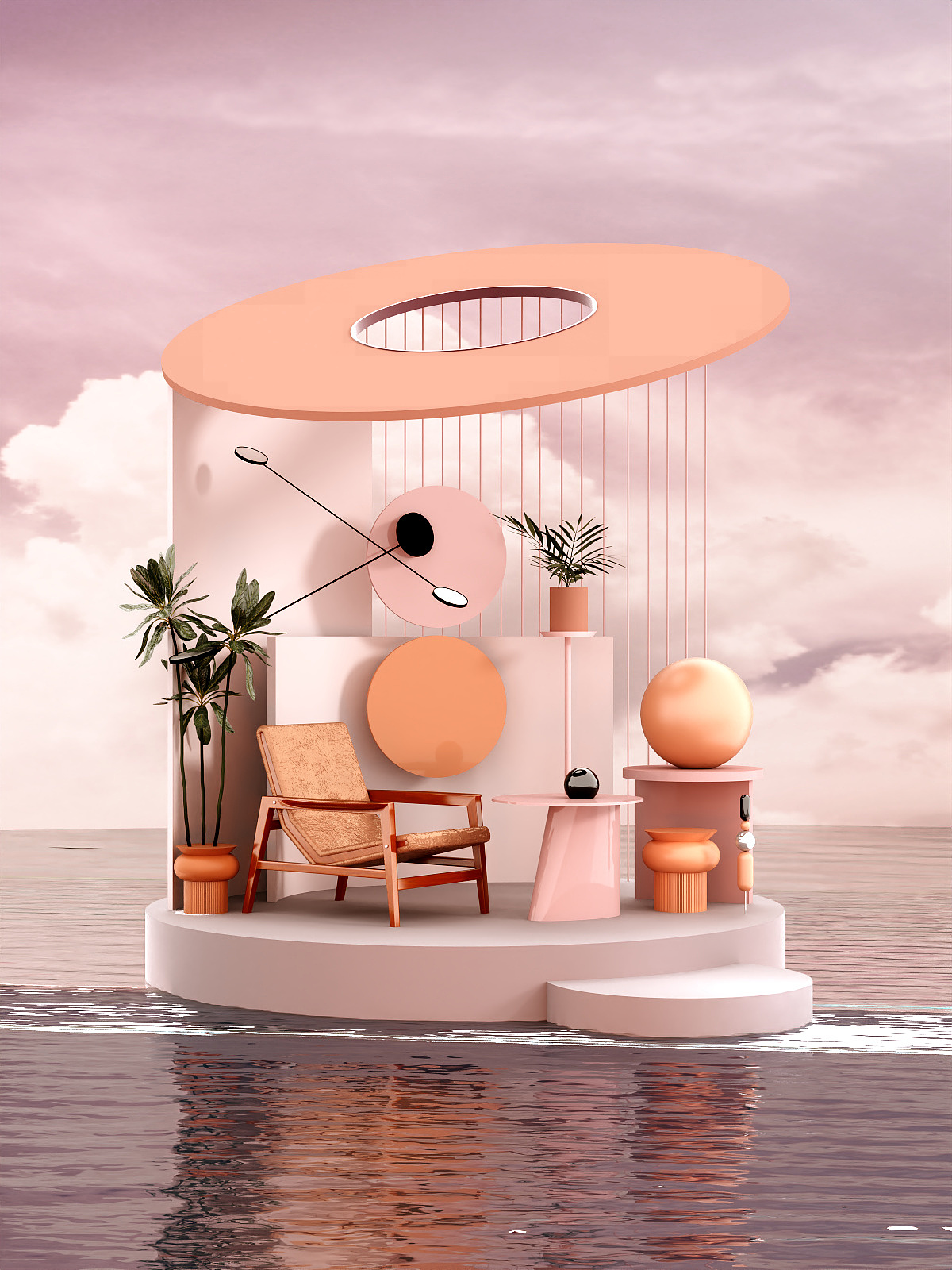 家具电商产品品牌图 | 产品设计素材海报背景摄影绘画