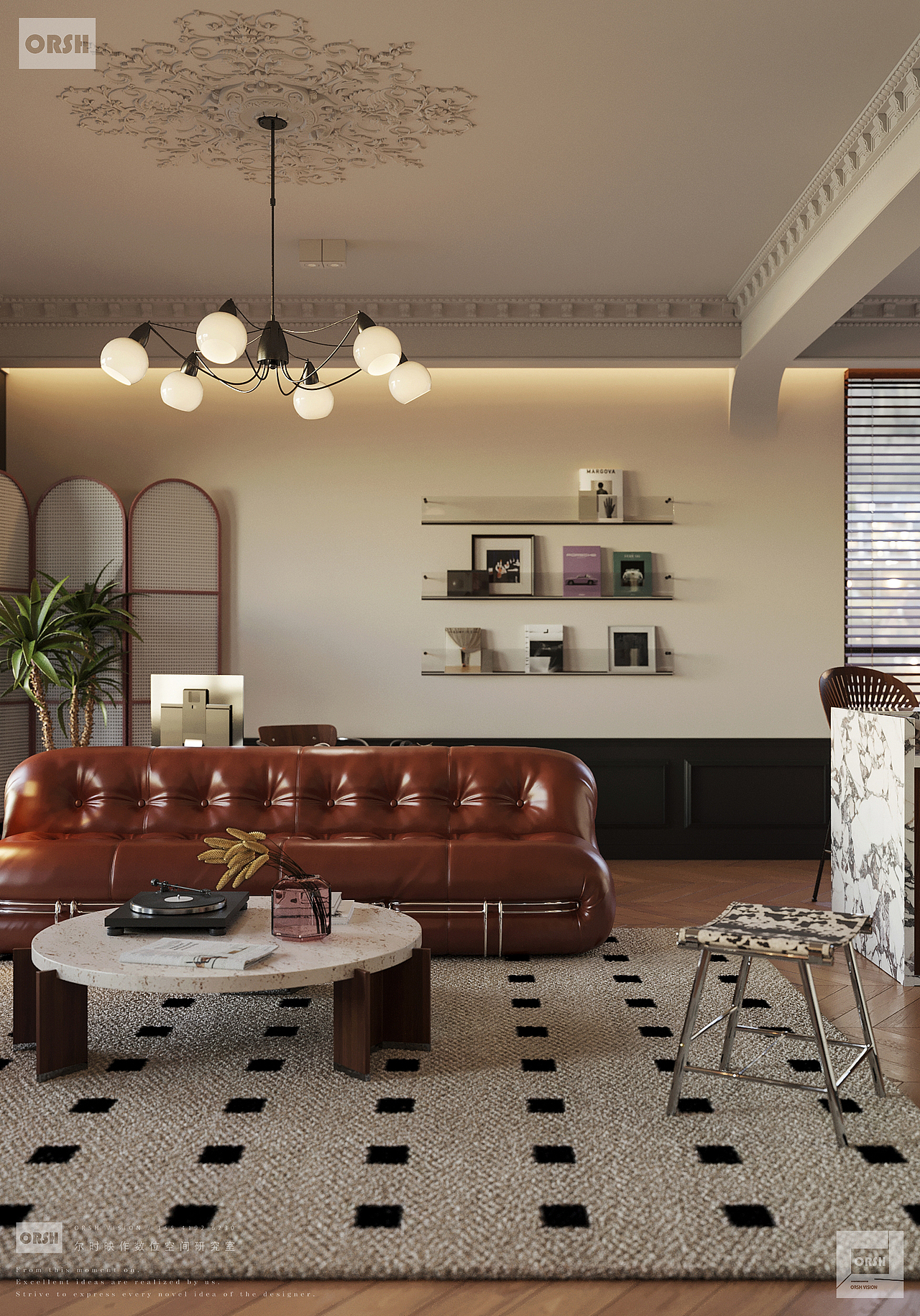 法式复古混搭丨尔时映作（图ZMzUxMTExMzQ4） - 家装设计 - 站酷设计师尔时映作原创素材 - 站酷ZCOOL