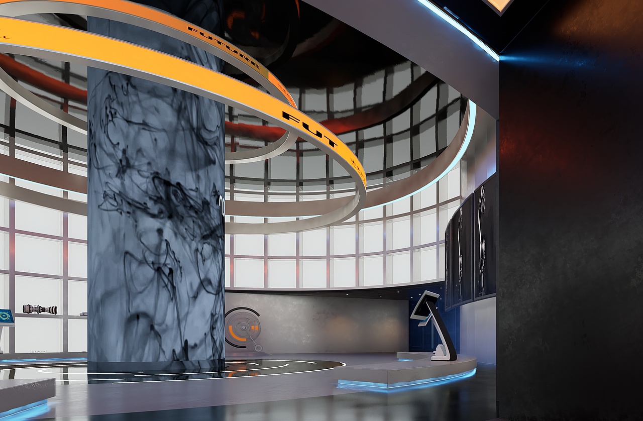 科技展馆（图ZMzQ2MzE3Njg4） - 商业空间设计 - 站酷设计师样式设计工作室原创素材 - 站酷ZCOOL