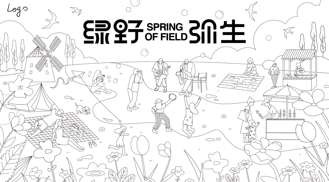 Spring Of Field（图ZMjk4MzAxMDgw） - 海报 - 站酷设计师XTION形动原创素材 - 站酷ZCOOL