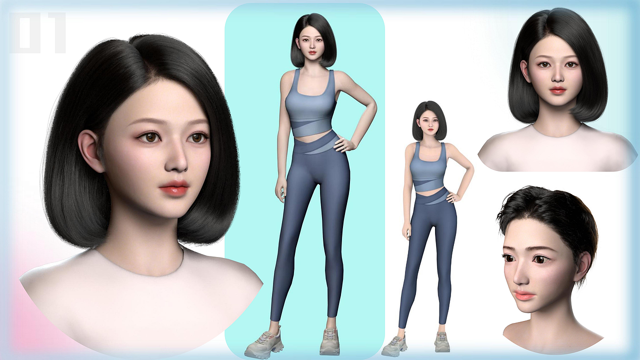 3D角色类（图ZMzYzMzYxOTE2） - 人物/生物 - 站酷设计师jijun原创素材 - 站酷ZCOOL