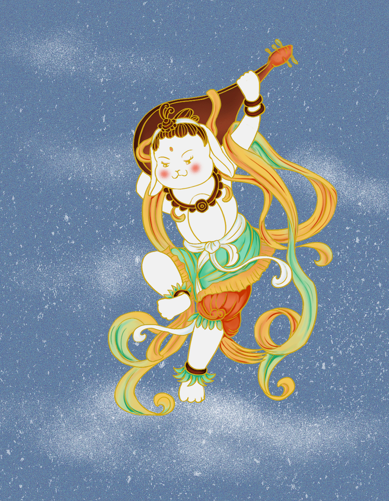 敦煌兔子（图ZMzI5MTQzMTEy） - 创作习作 - 站酷设计师ali314原创素材 - 站酷ZCOOL