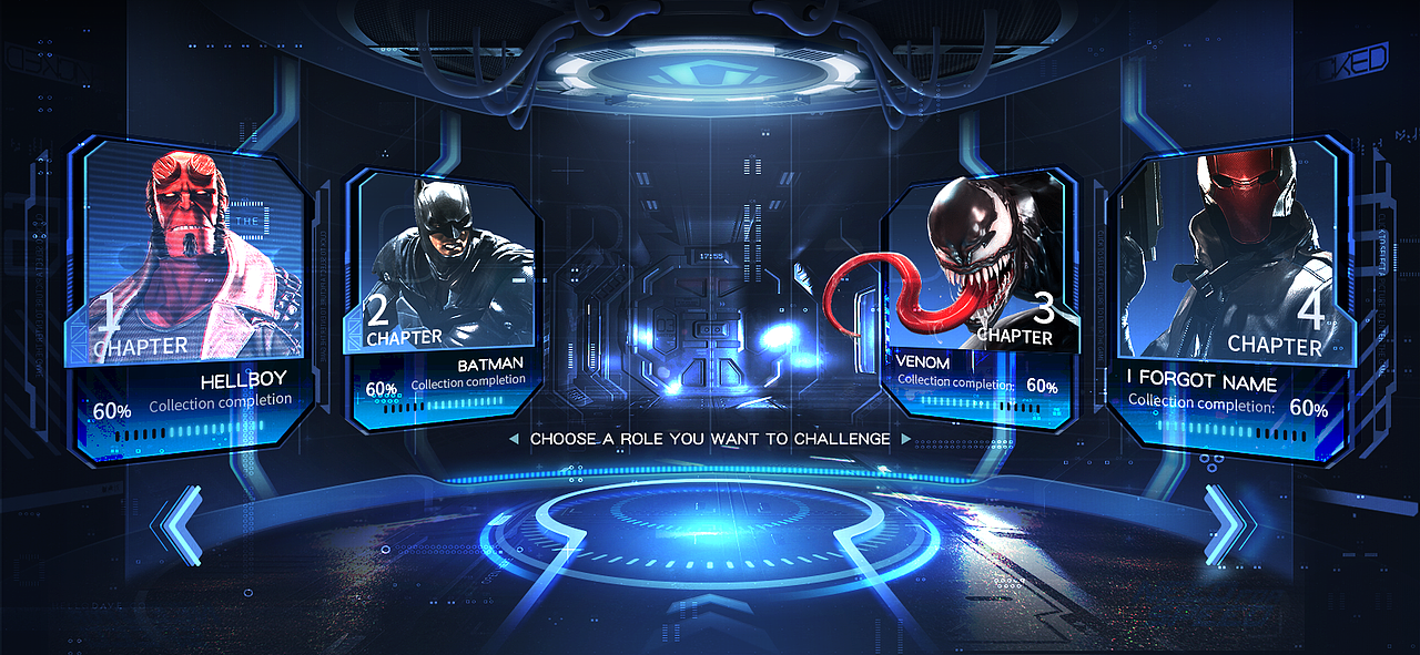 漫威战争：重载-- 一份7年前的重制Remake设计（图ZMzA1NTA2OTk2） - 游戏UI - 站酷设计师虎大UI原创素材 - 站酷ZCOOL