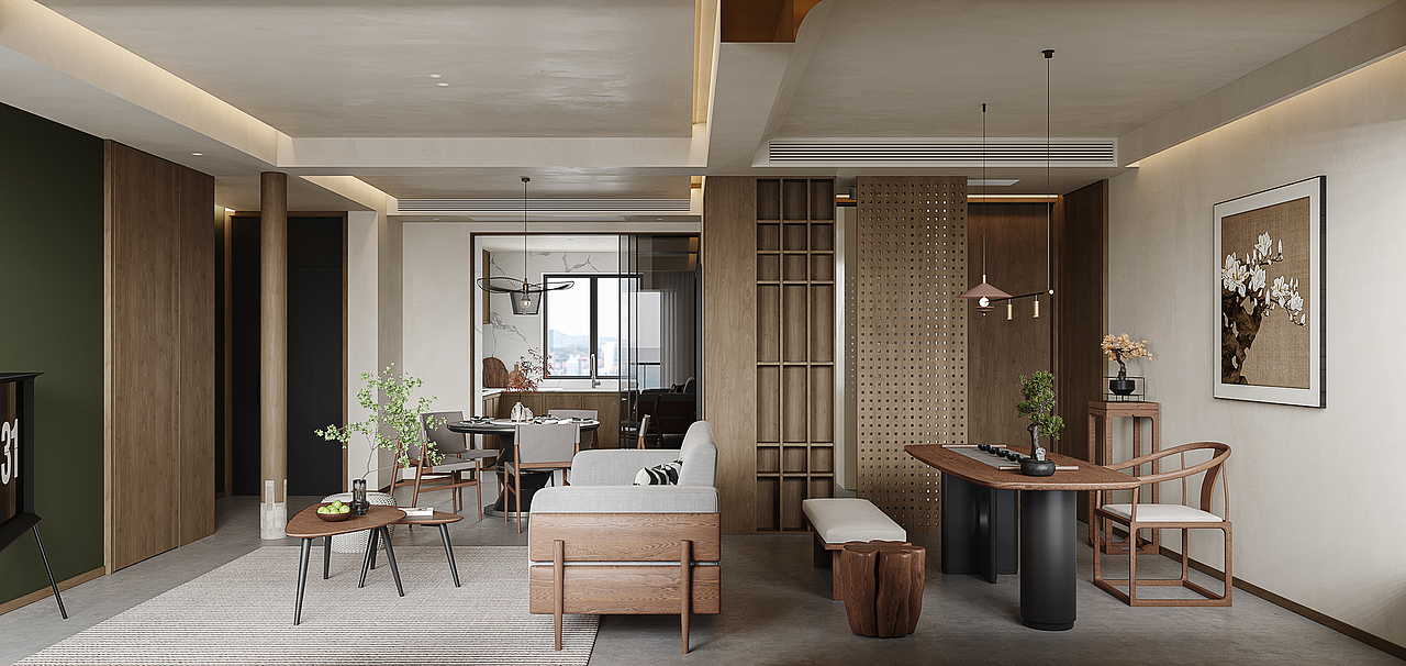 INITIAL-STUDIO 原木风家装表现