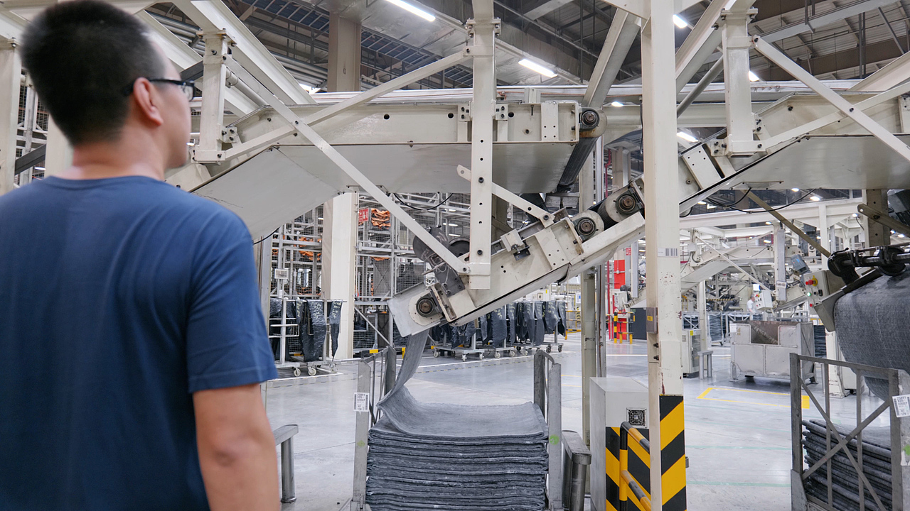 米其林工厂车间3d实景合成