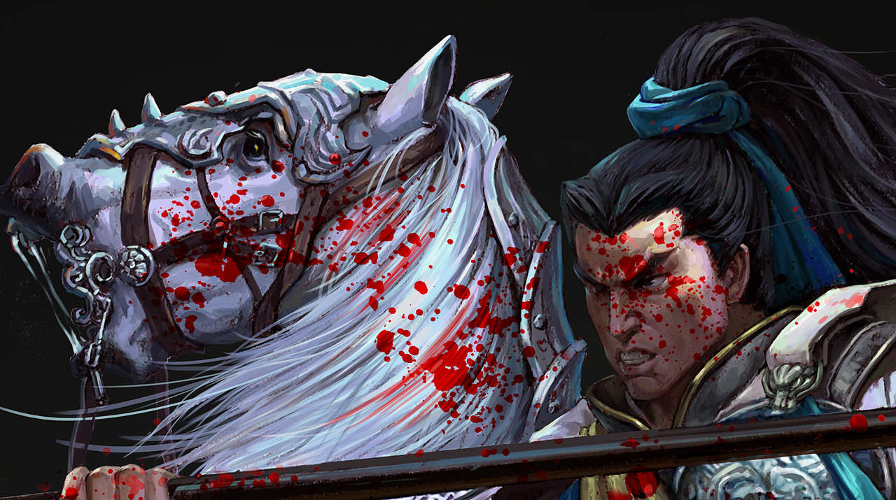 五虎上将——赵云（字子龙）（图ZMzI3OTE3MDI4） - 创作习作 - 站酷设计师皇叔在画画原创素材 - 站酷ZCOOL