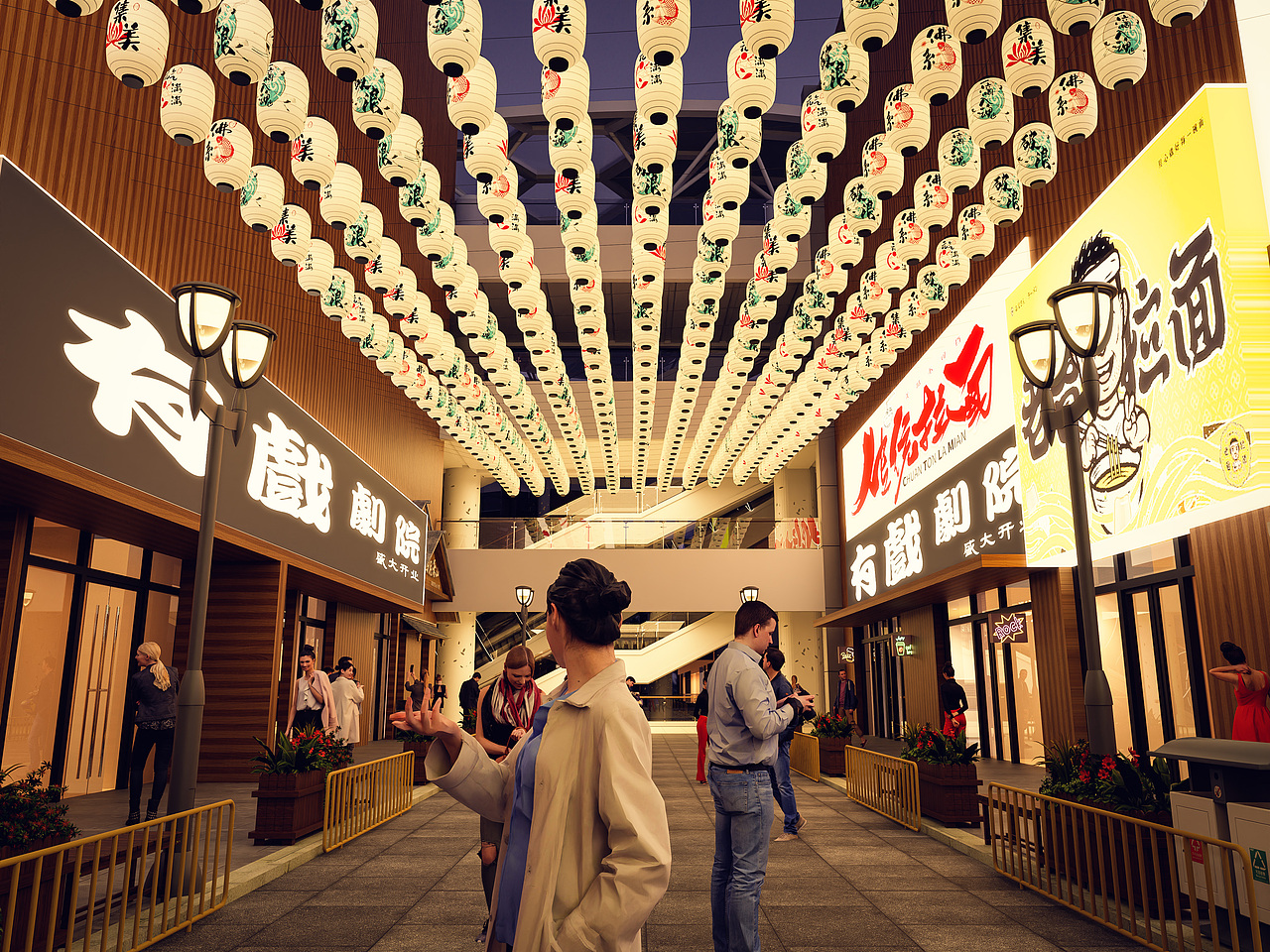 莆田益田假日世界（图ZMzA0NTI0MjMy） - 商业空间设计 - 站酷设计师xc1988原创素材 - 站酷ZCOOL