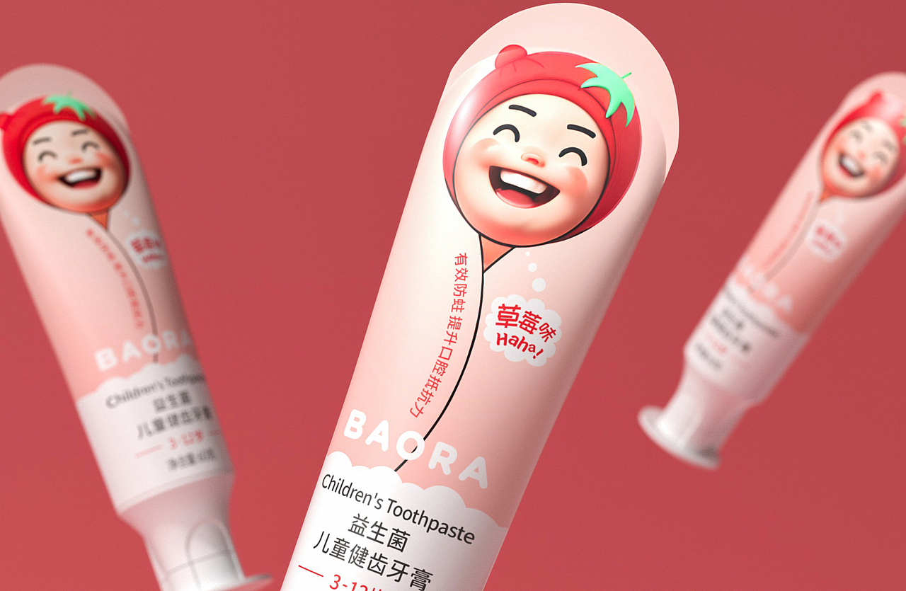 BAORA儿童牙膏--守护孩子的甜美笑容