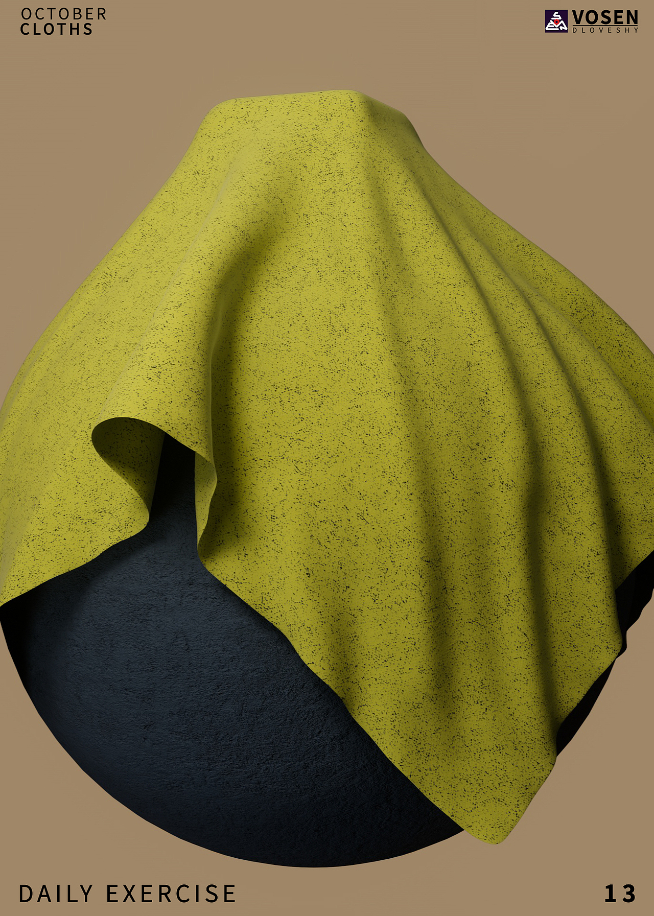 【布料/植物】十月主题日练