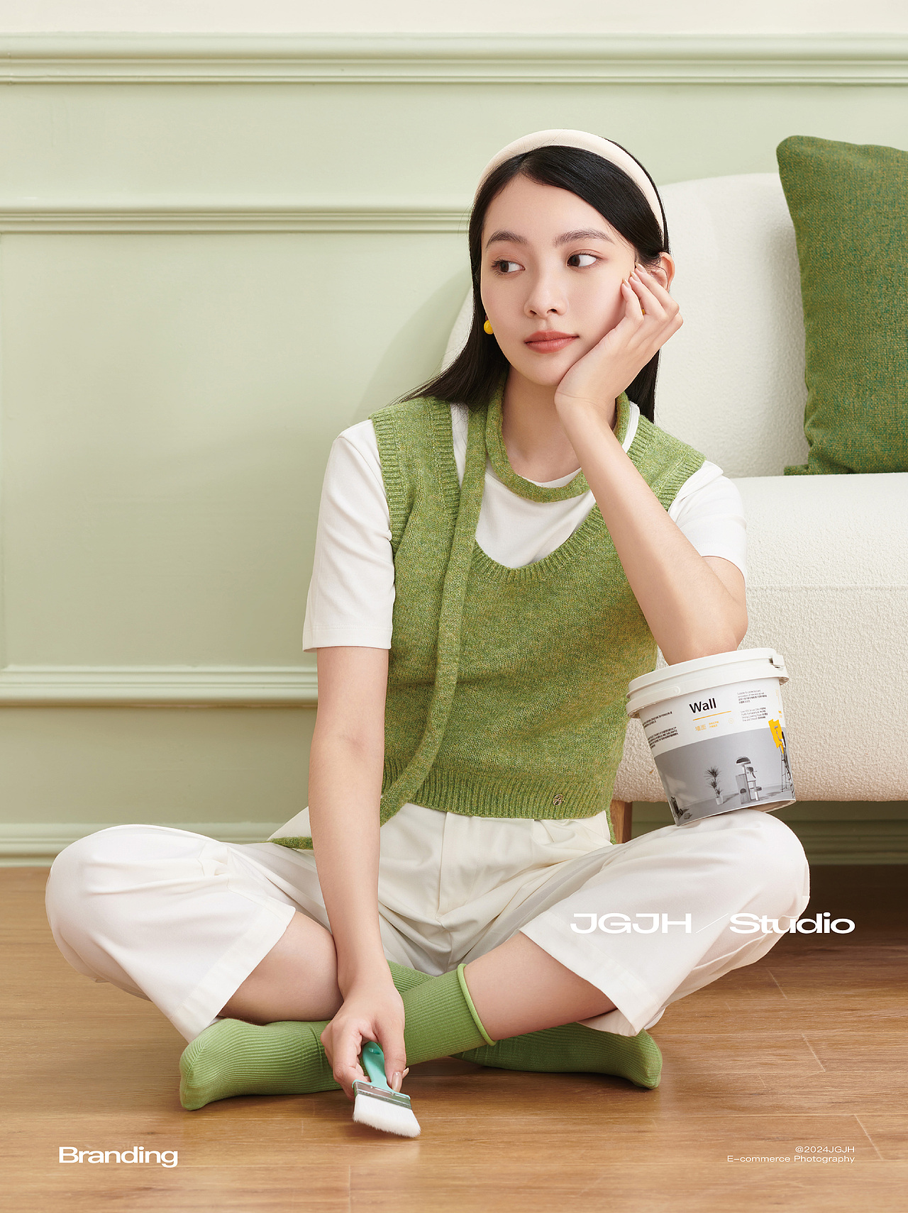 JGJH电商案例|坚果几何╳三青漆