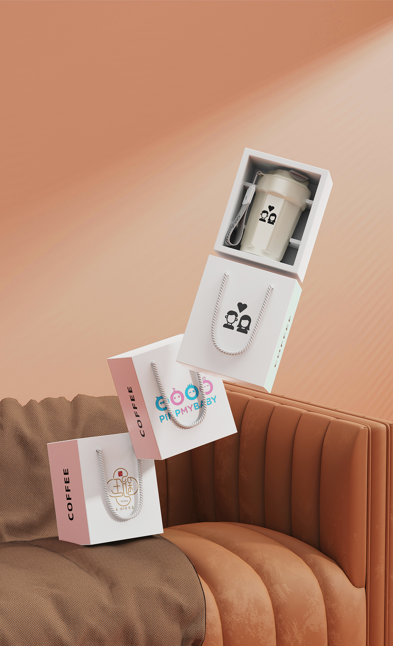 八角咖啡杯三款详情