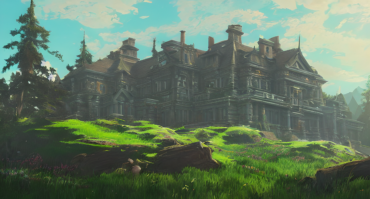 AI绘图-漫画场景/风景（图ZMzE3NjUwMzEy） - AI作品 - 站酷设计师evey_Chen原创素材 - 站酷ZCOOL