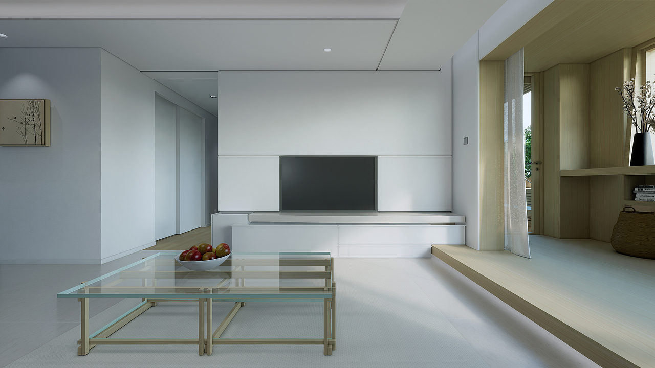 花园环绕的家,中山私宅空间设计