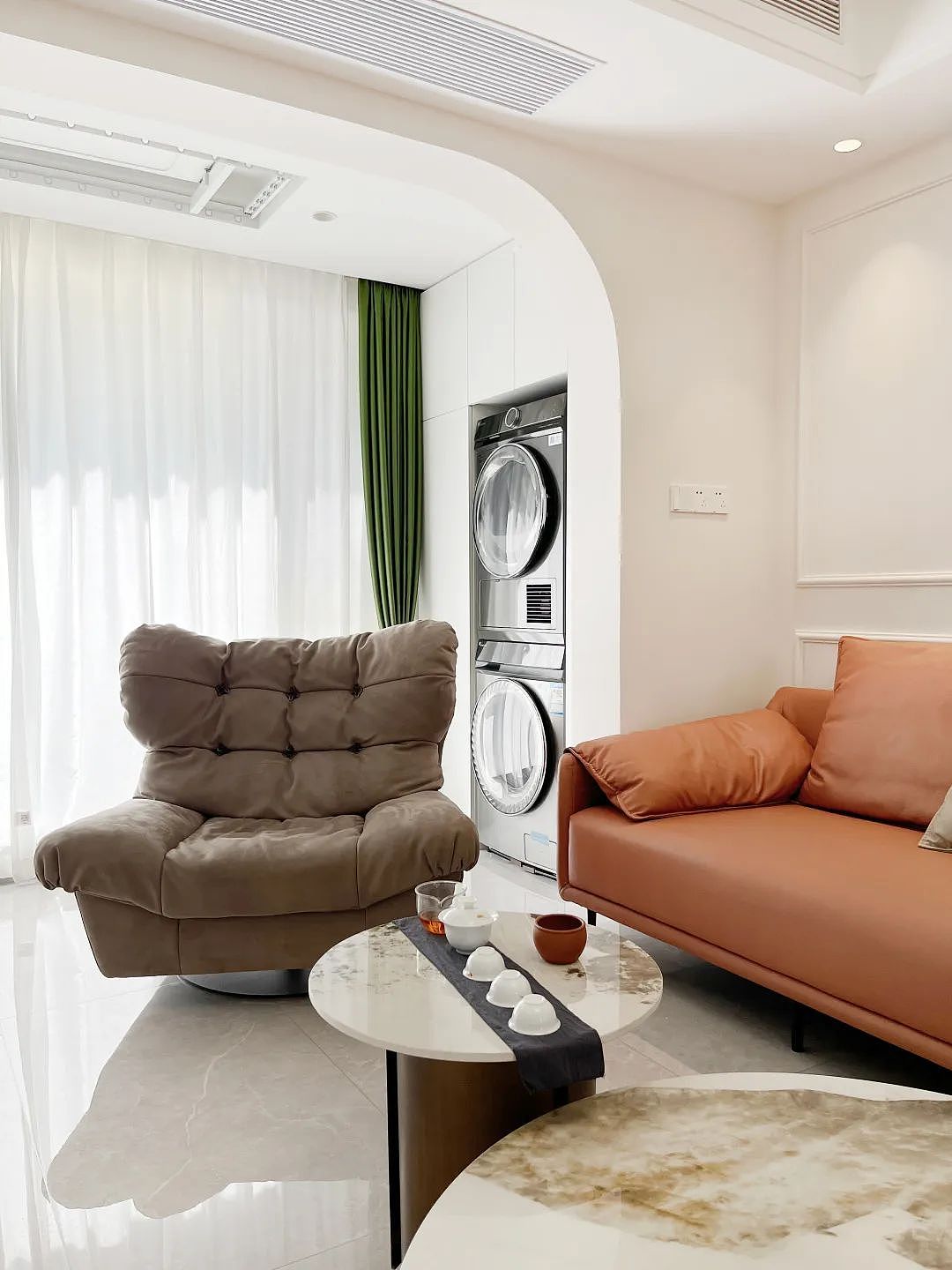 深圳装修丨120m²写意轻法式，温润精致的浪漫居所（图ZMzI1MzM0MzQ0） - 家装设计 - 站酷设计师深圳岚庭装饰原创素材 - 站酷ZCOOL