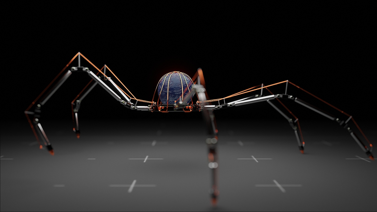 Blender机械蜘蛛动画（图ZMzIyMTg3Mzg0） - 机械/交通 - 站酷设计师德里爱人原创素材 - 站酷ZCOOL